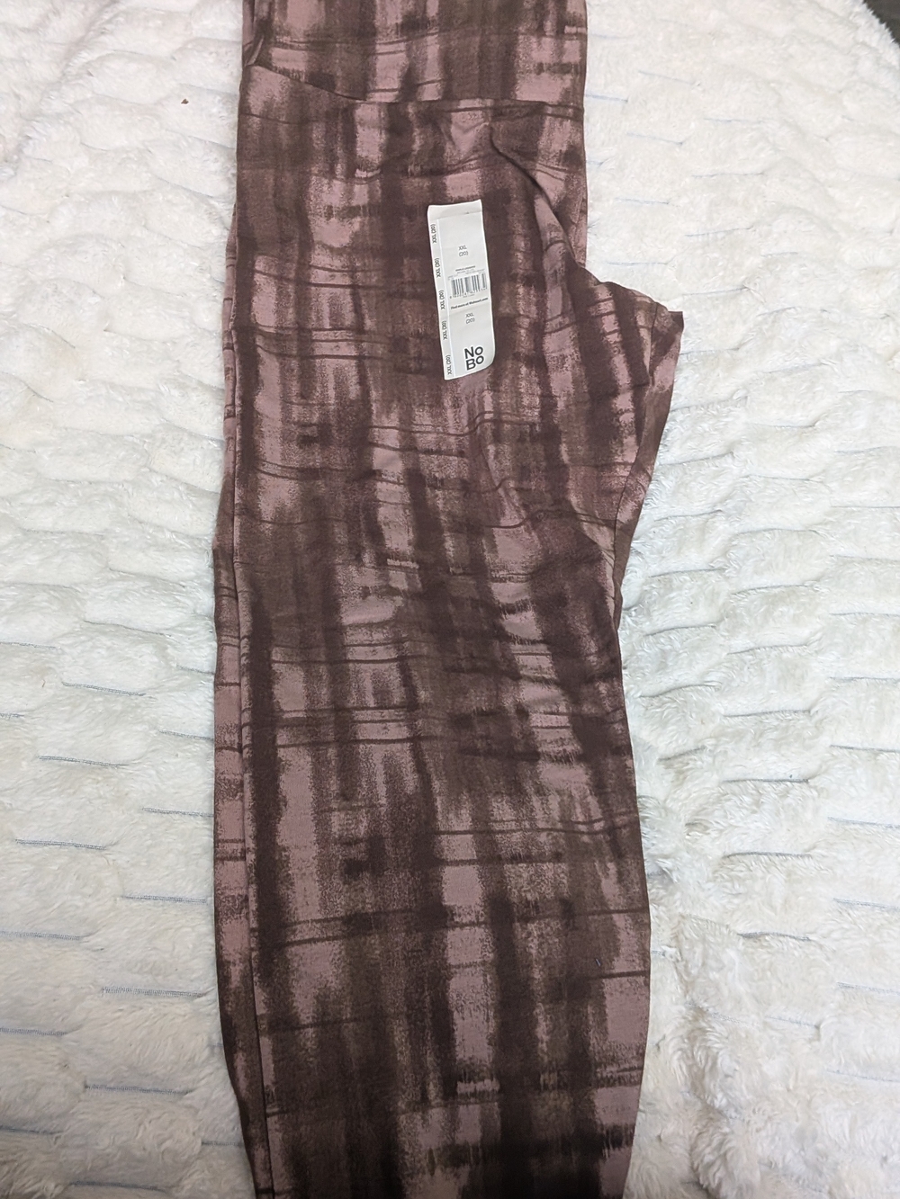NOBO Woman Brown Patterned Chinos